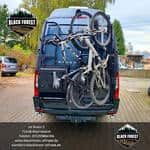 Mercedes Benz Sprinter Bikerlift (Fahrradträger, Fahrradlift) Overland Equipment. Fahrradträger für 2 Fahrräder bei Black Forest Offroad GmbH