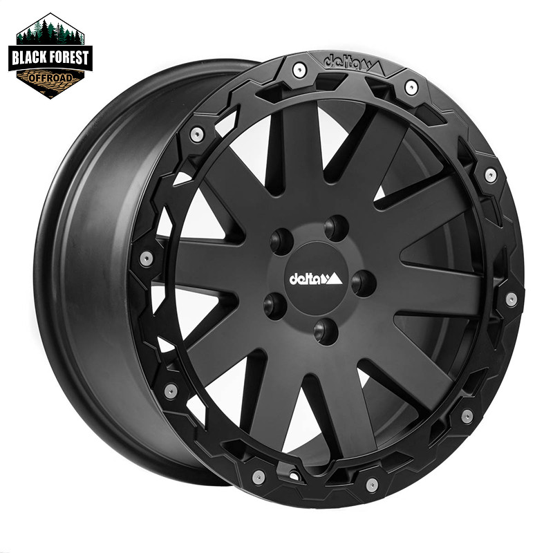 Delta 4x4 Hanma Rugged schwarz für MB Sprinter W906, MB Sprinter W907, MB Sprinter W910, VW Crafter 2E, VW Crafter SY, MAN TGE, Fiat Ducato, Citroen, Peugeot